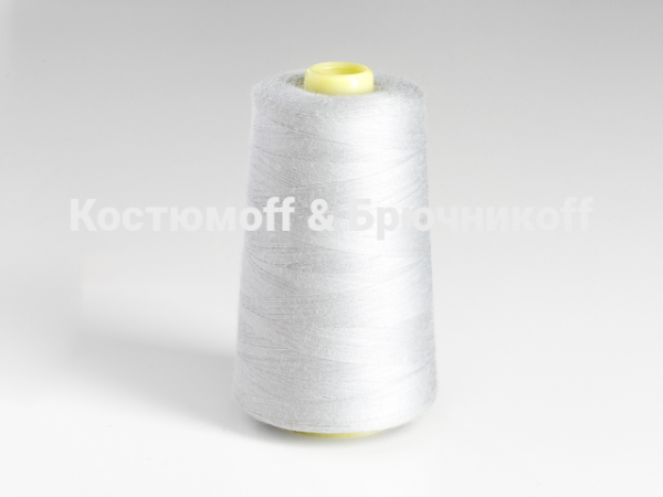 Нитки 40/2 "К&Б" G01 светло-серые, 100% ПЭ, 5000Y (1шт/12шт/120кор)