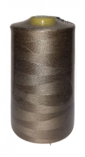 Нитки 40/2 "К&Б" 318 темно-бежевые, 100% ПЭ, 5000Y (1шт/12шт/120кор)